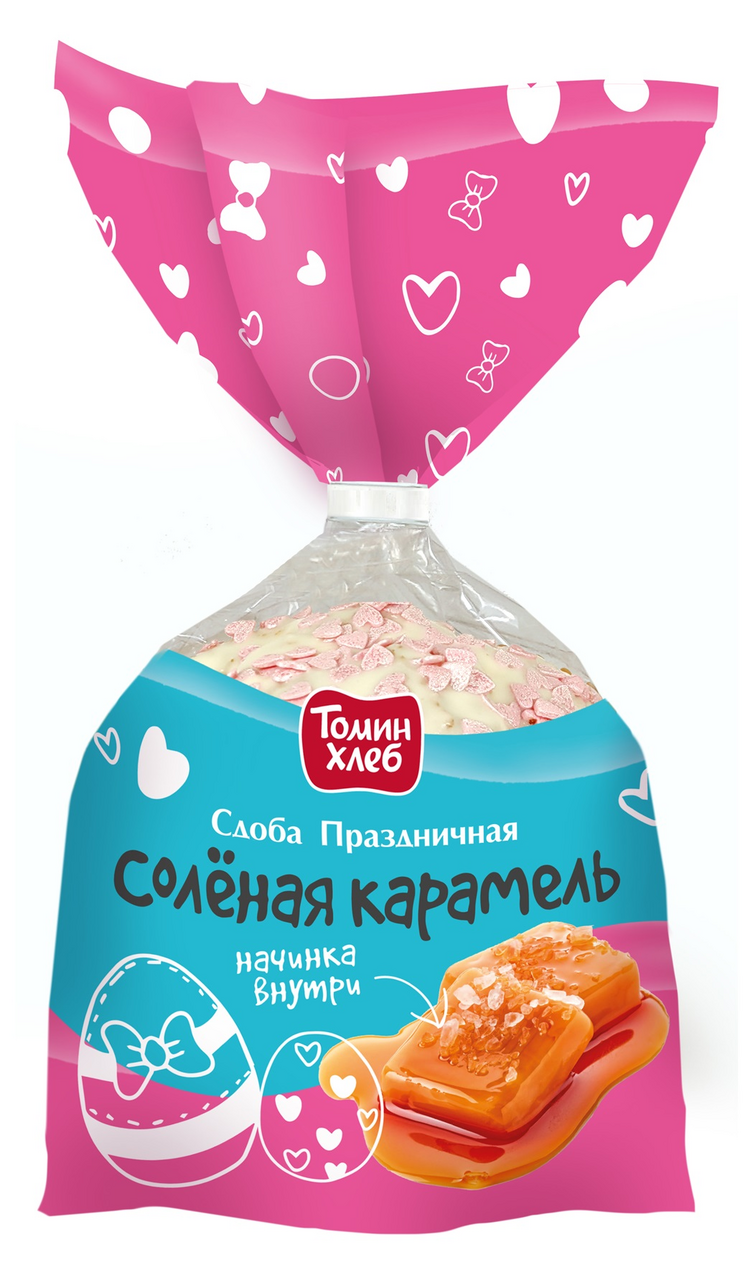 Сдоба Пасхальная Томин хлеб соленая карамель, 125г