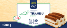 METRO Chef Тирамису Савоярди замороженный 11 порций, 1кг
