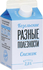 Снежок Козельское молоко 2.5%, 450г