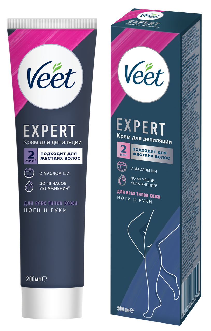 Крем для депиляции Veet Expert для всех типов кожи, 200мл