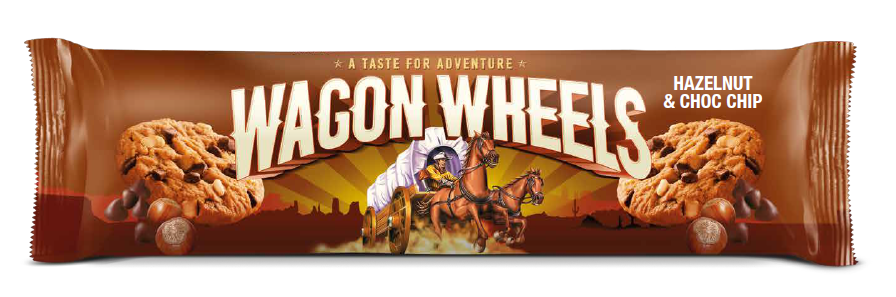 Печенье вагон вилс фото Печенье WAGON WHEELS с шоколадом и фундуком, 136г купить с доставкой на дом, цен