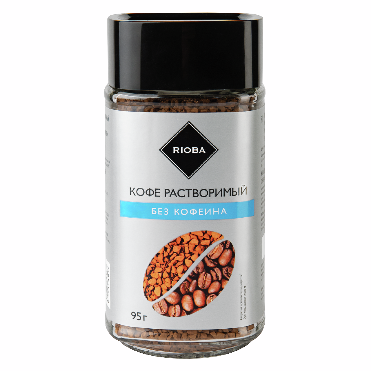 RIOBA Кофе растворимый без кофеина, 95г