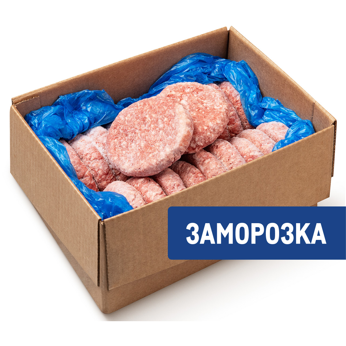 METRO Chef Котлеты для бургера из мраморной говядины замороженные (160г x 24шт), 3.84кг