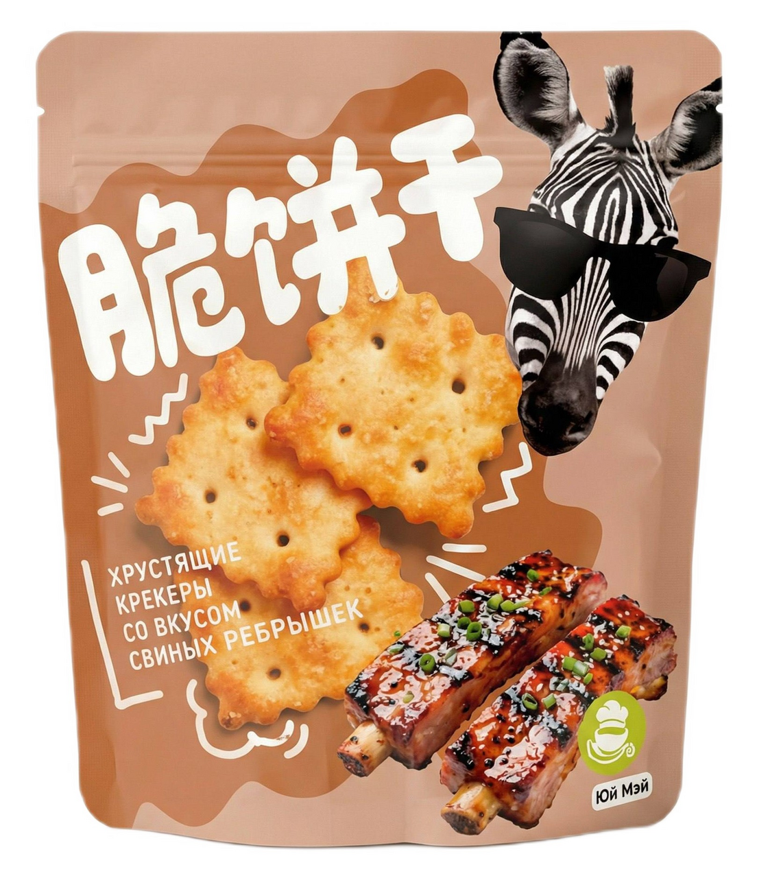 Крекеры Юй Мэй свиные ребрышки, 80г