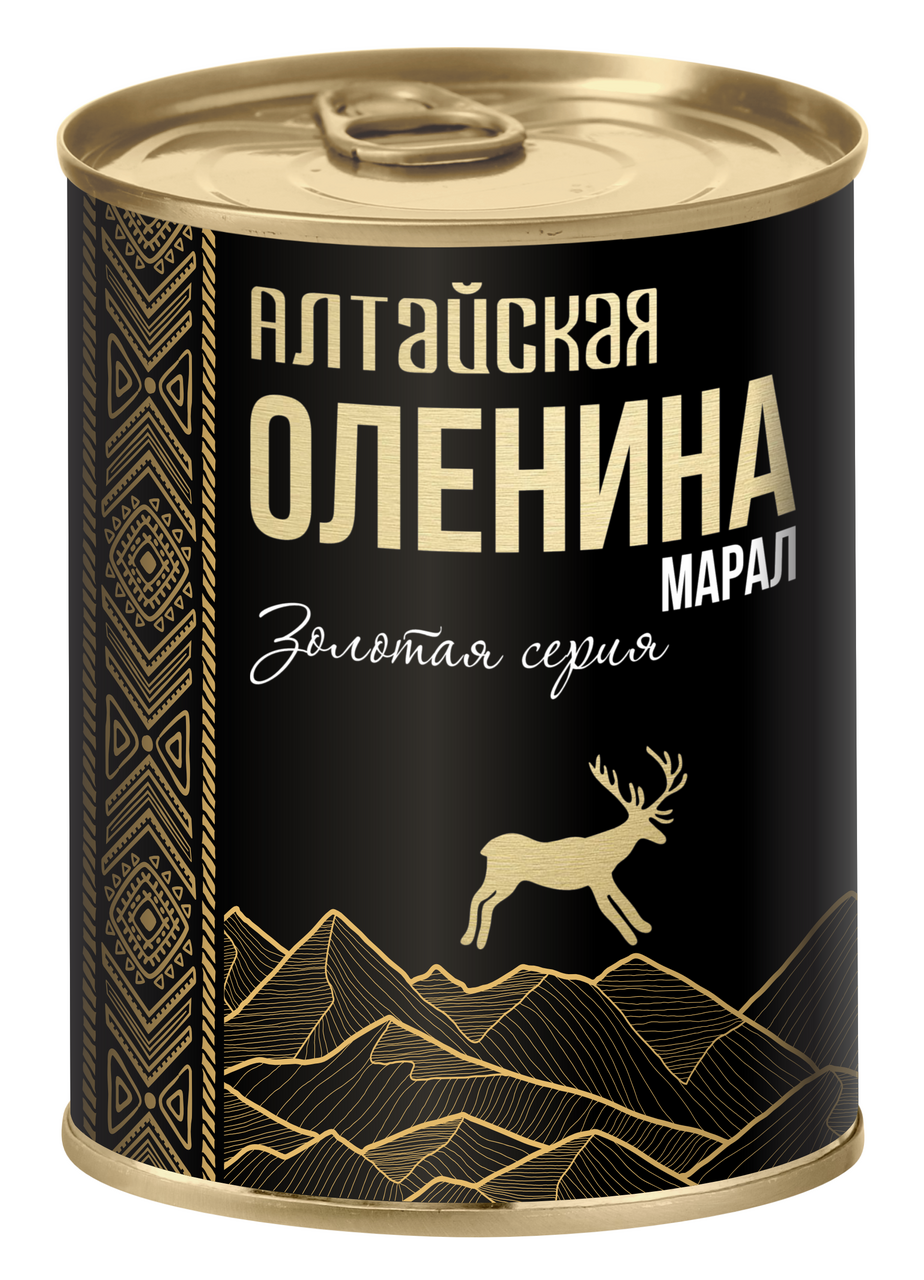 Оленина тушеная Сила Алтайская, 340г