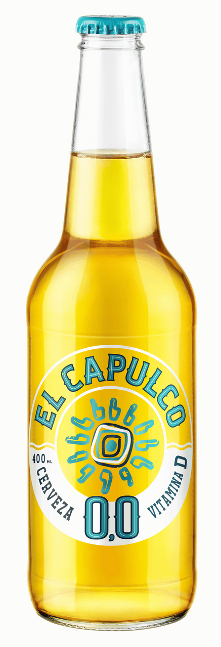 Изображение товара Напиток пивной El Capulco безалкогольный светлый лагер с агавой