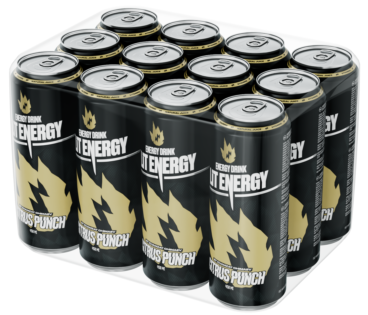 Энергетический напиток Lit Energy Тропический цитрус, 450мл x 12 шт