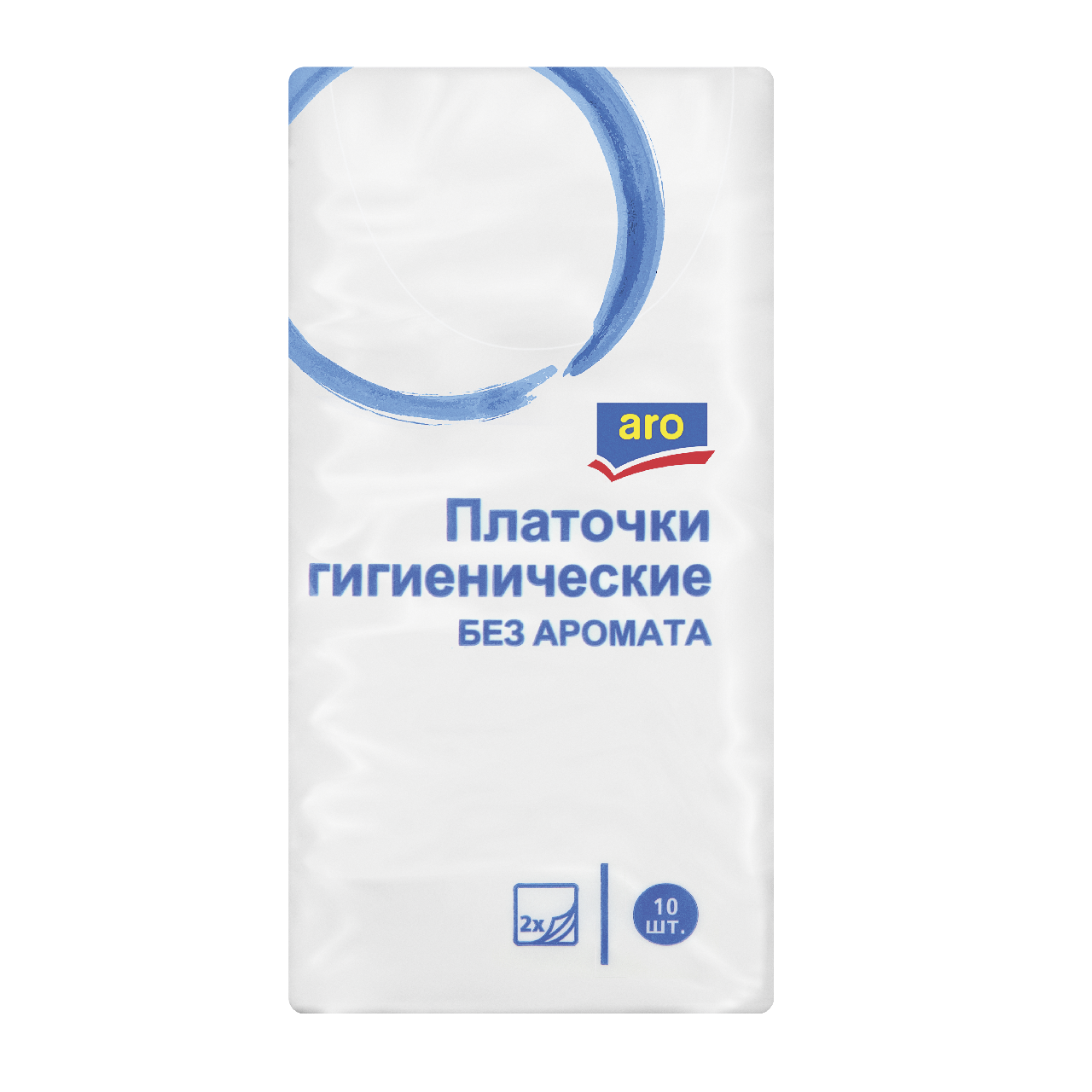 aro Платочки бумажные двухслойные, 10шт купить с доставкой на дом, цены в  интернет-магазине