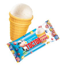 Мороженое пломбир ГОСТОВский Витамин в вафельном стаканчике, 70г
