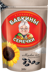 Семечки Бабкины семечки с солью, 300г