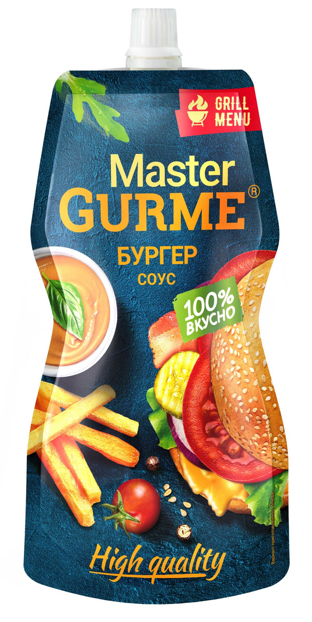 Соус Master Gurme бургер 30%, 197г