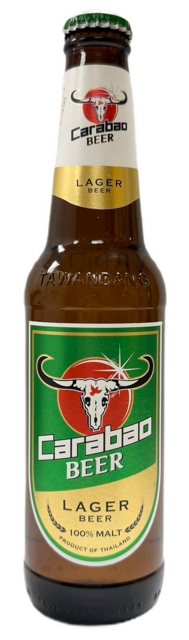 Изображение товара Пиво CARABAO Lager светлое фильтрованное 0.32 л