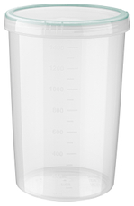 Банка-контейнер Бытпласт Винтаж 1.5л, 18 х 12.5 х 12.5см