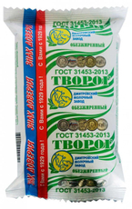 Творог Дмитровский молочный завод обезжиренный, 180г