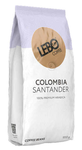 Кофе Lebo Colombia Santander зерновой, 1кг