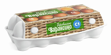 Яйцо куриное Вараксино Деревенское С1 коричневое, 10шт