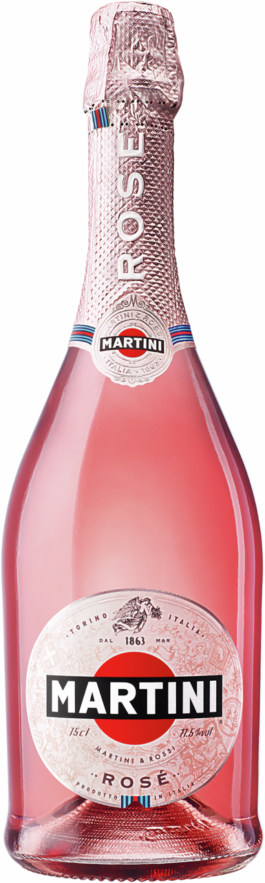 Вино игристое Martini Rose полусухое розовое, 0.75л