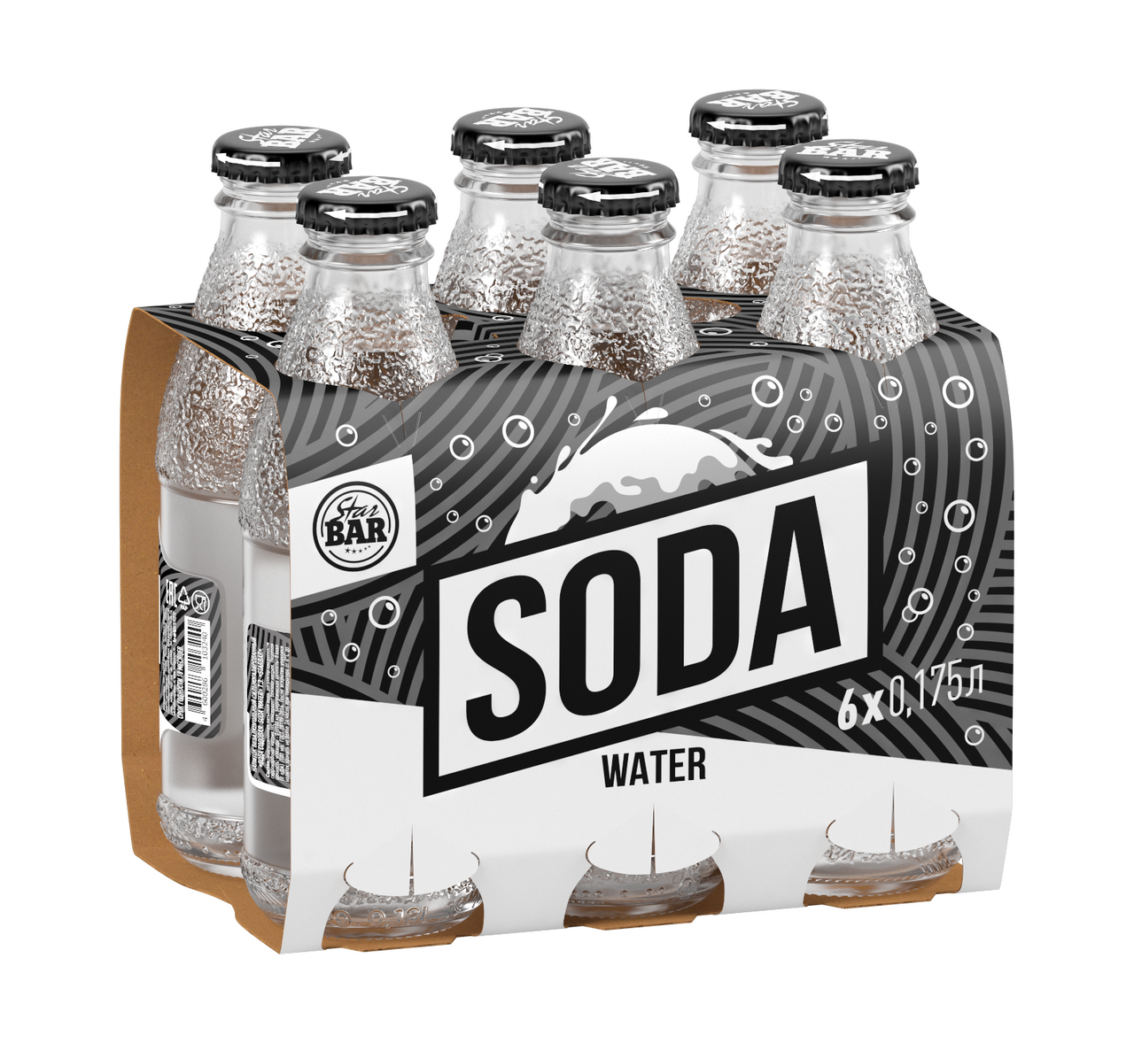 Напиток Star Bar Содовая газированный, 175мл x 6 шт