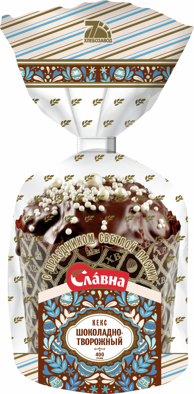 Кекс Славна шоколадно-творожный, 400г