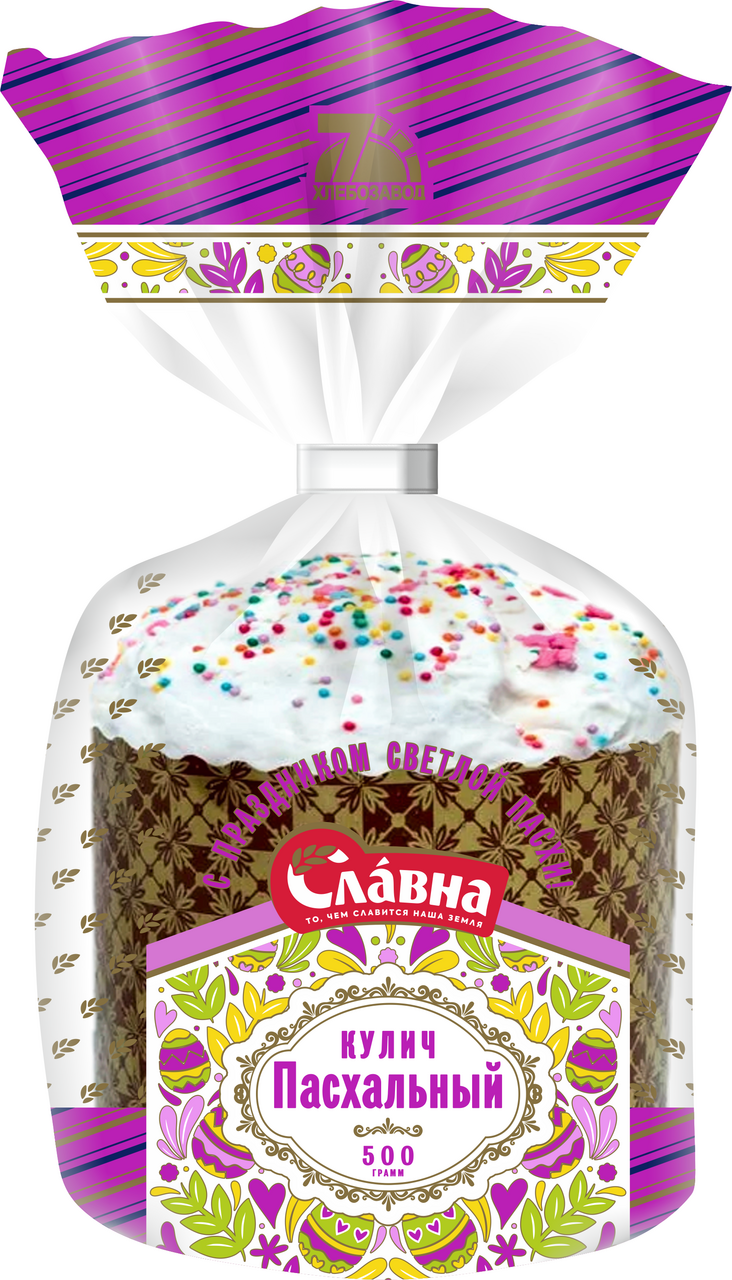 Кулич Пасхальный Славна 500г