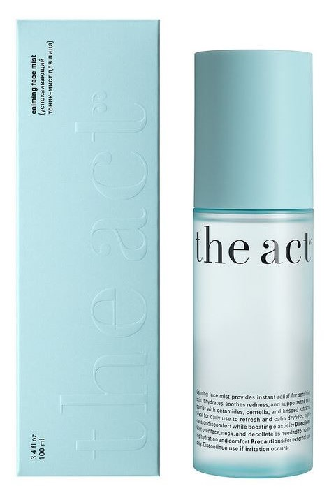 Тоник-мист для лица The Act успокаивающий, 100мл
