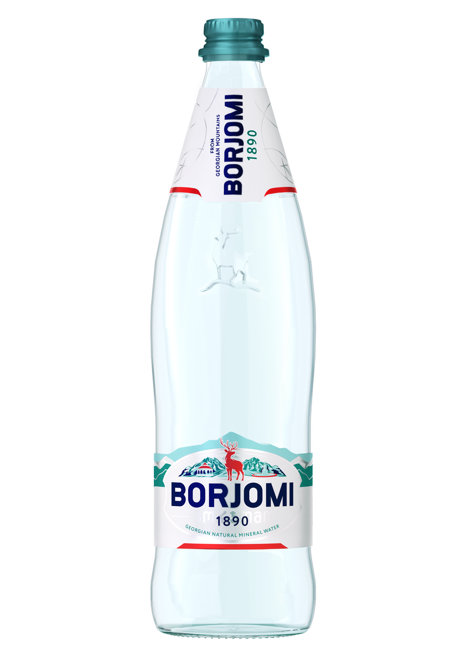 Изображение товара Вода Borjomi минеральная природная лечебно-столовая газированная, 750мл