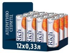 Напиток Rich Аперитиво Спритц газированный, 330мл x 12 шт