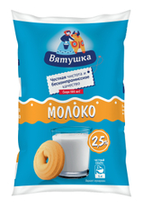 Молоко Вятушка пастеризованное 2.5%, 1л
