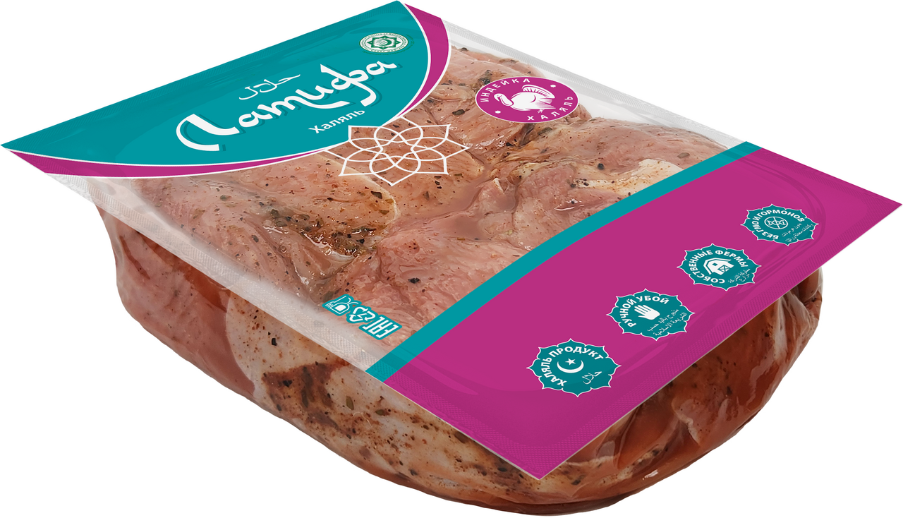 Шашлык из индейки Латифа По-Кавказски охлажденный, 800г