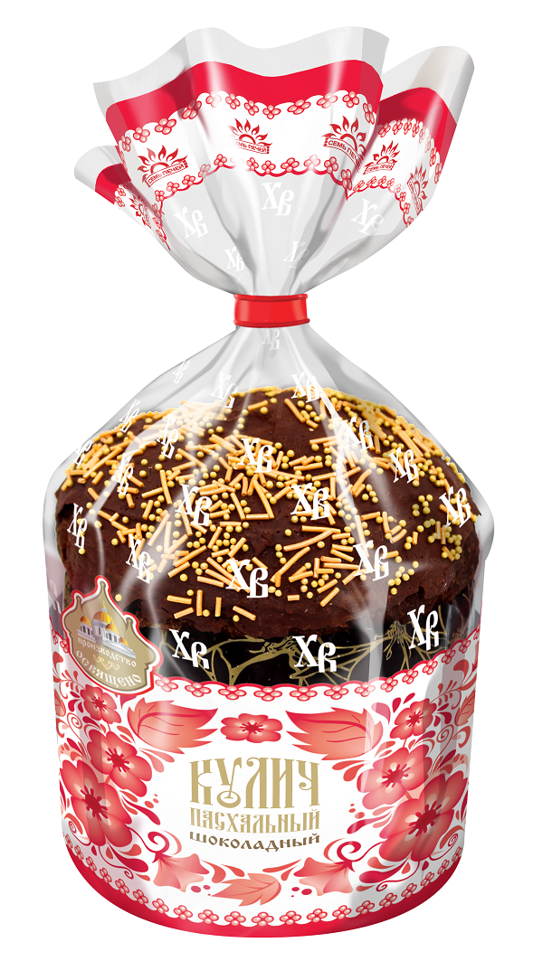 Кулич Пасхальный Семь Печей шоколадный, 300г