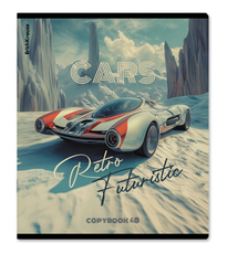 Тетрадь ErichKrause Retro Cars клетка А5, 48 листов