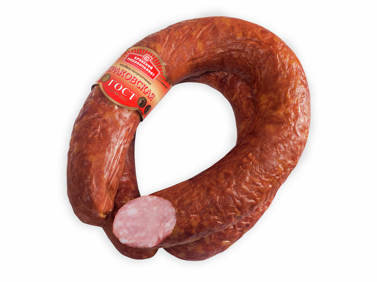 Колбаса БМК Краковская полукопченая ГОСТ, ~450г