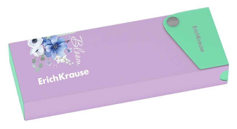 ПЕНАЛ ПЛАСТИКОВЫЙ MATT PASTEL BLOOM 74X27X200ММ ERICHKRAUSE