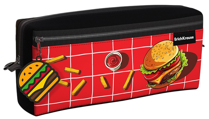 ПЕНАЛ КВАДРО 2ОТД CHEAT MEAL 210X100X50ММ ERICHKRAUSE