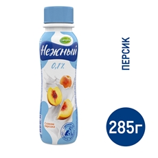 Йогуртный продукт Нежный с соком персика 0.1%, 285г