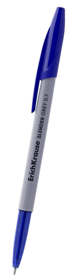 РУЧКА ШАРИКОВАЯ SLENDER STICK GREY 0.7ММ ERICHKRAUSE