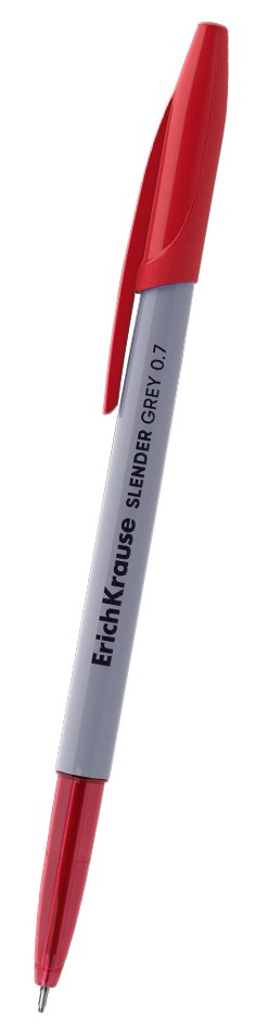 РУЧКА ШАРИКОВАЯ SLENDER STICK GREY 0.7ММ ERICHKRAUSE