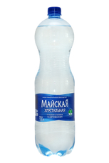 Вода Майская хрустальная питьевая газированная, 1.5л