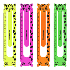 Закладки пластиковые ErichKrause Matt Neon, 4шт