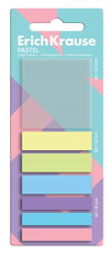 ЗАКЛАДКИ КЛЕЙКИЕ PASTEL 7ЦВ 45X45ММ 45X12ММ 140Л ERICHKRAUSE
