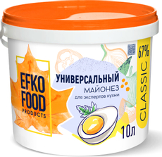 Майонез Efko Food Classic Провансаль 67%, 10л