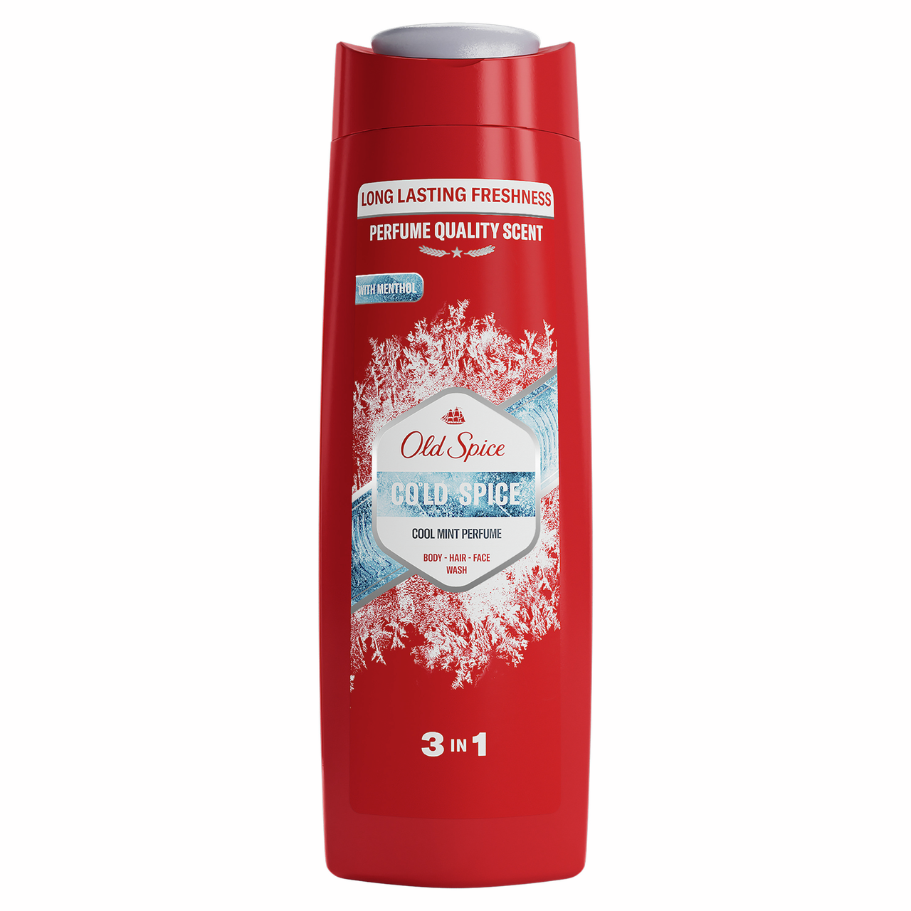 Гель для душа и шампунь Old Spice Cold Spice Ледяная мята 3в1, 400мл