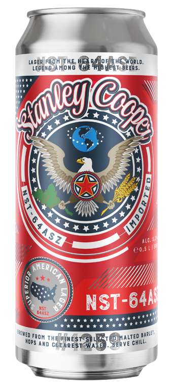 Пиво Stanley Cooper светлое фильтрованное, 0.473л