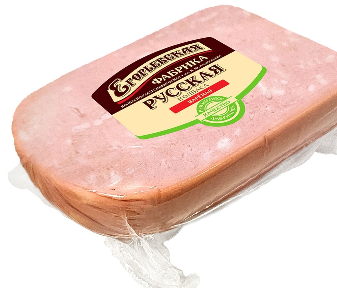 Колбаса Егорьевская КГФ Русская вареная, 350г
