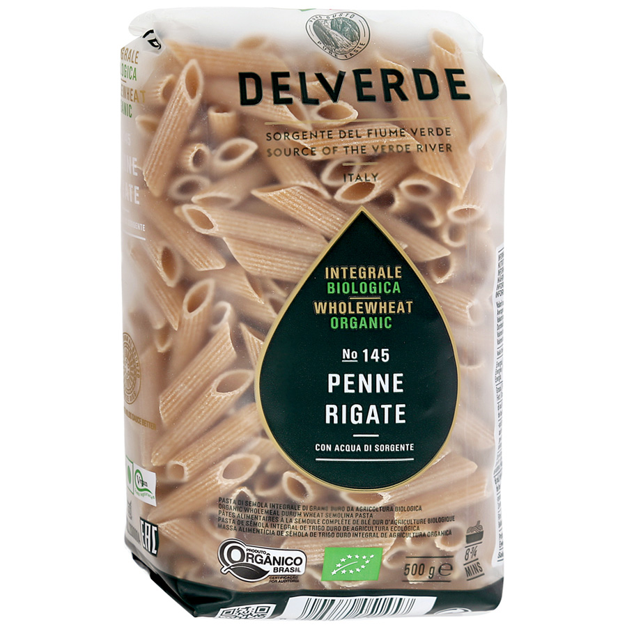 Макаронные изделия Delverde пенне ригате №145 с отрубями, 500г купить с ...