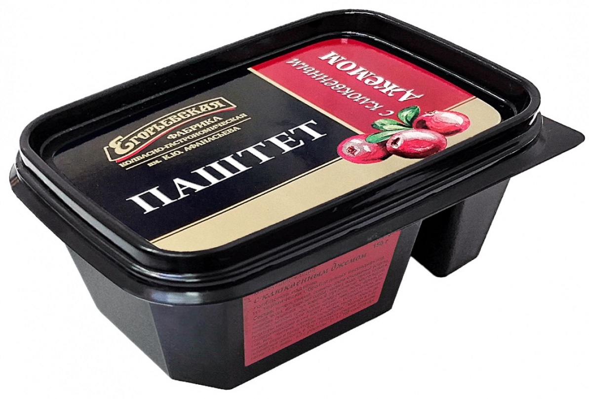 Паштет Егорьевская КГФ клюквенный джем, 150г