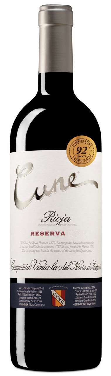 Изображение товара Вино CUNE Reserva Риоха красное сухое 0.75л