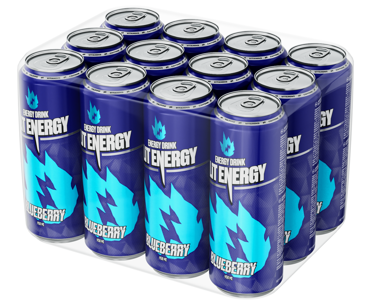 Напиток энергетический Lit Energy черника, 450мл x 12 шт