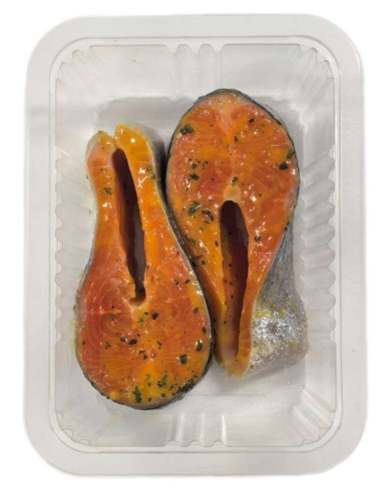 Изображение товара Форель стейк в маринаде лимонный охлажденная, 350г