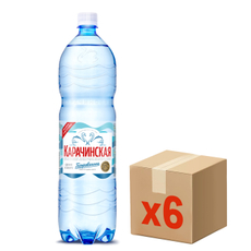 Вода Карачинская минеральная газированная, 1.5л x 6 шт